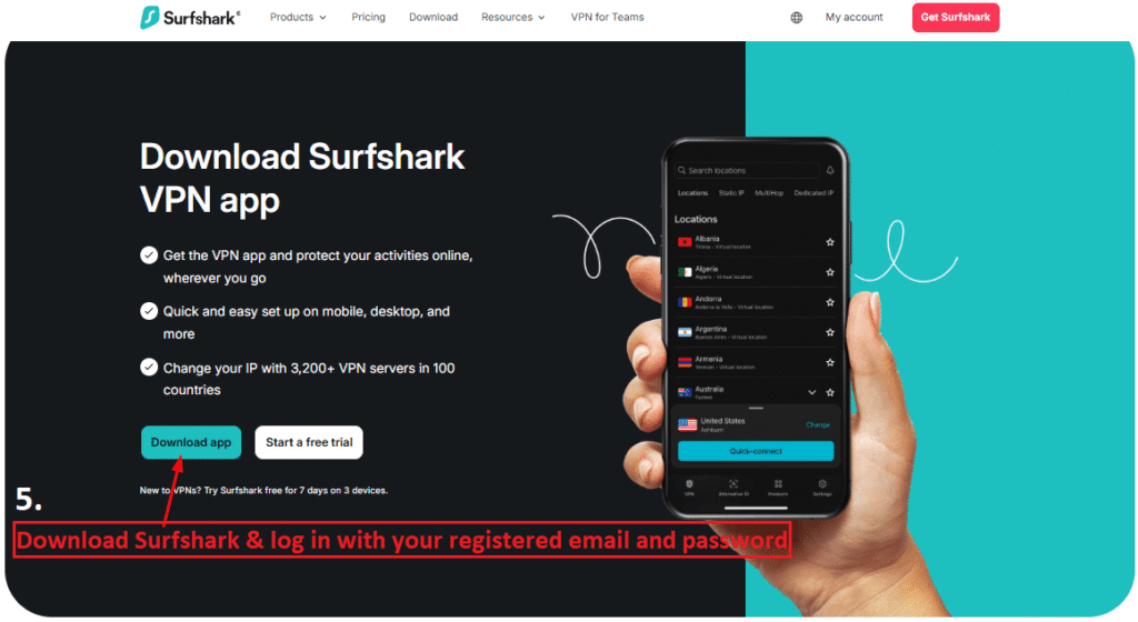 step5-donwload-surfshark-and-login